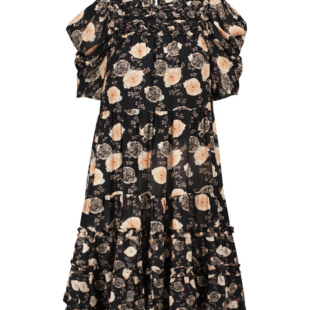Ulla Johnson Cassian floral cotton-blend minidress - Picture 3 of 6